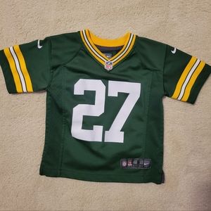 Child size SMALL Authentic Green Bay Packers football jersey
